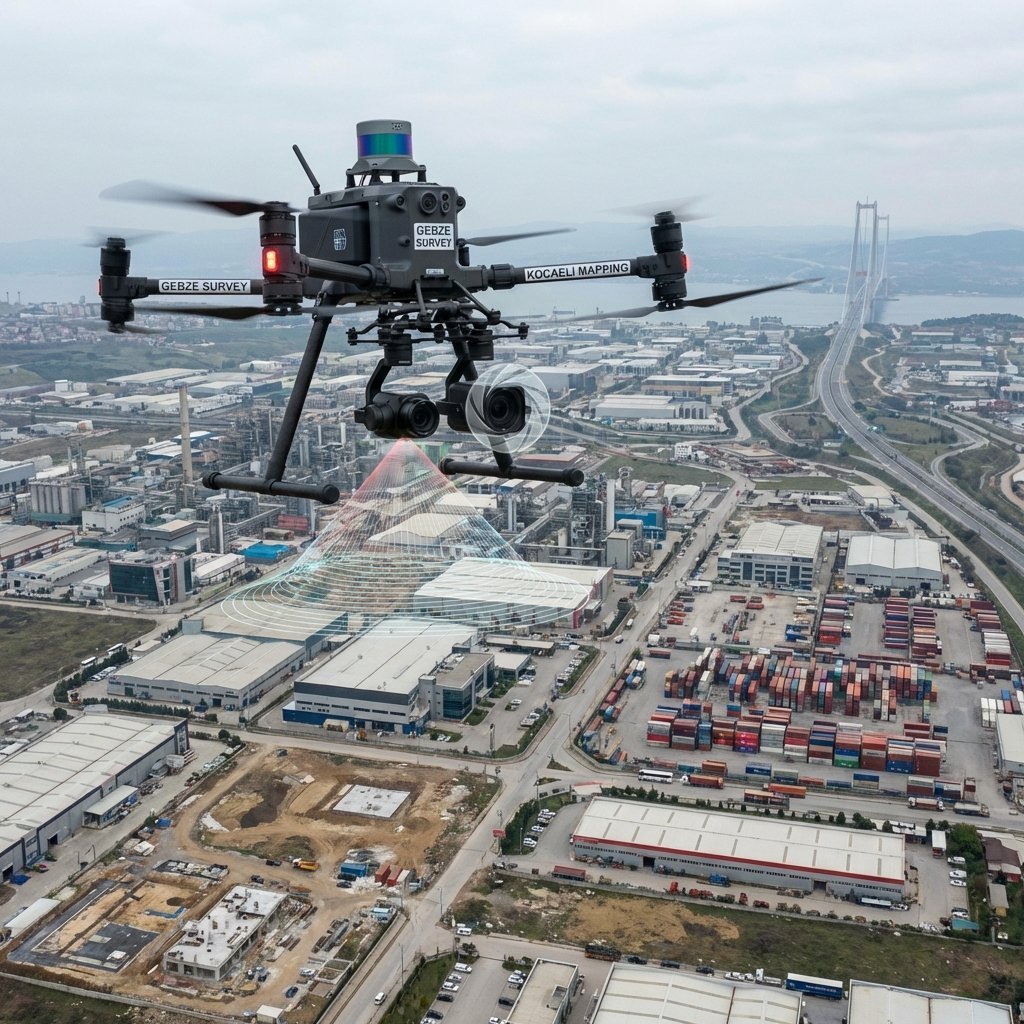 Kocaeli’de Drone ile Haritalama Teknolojisi